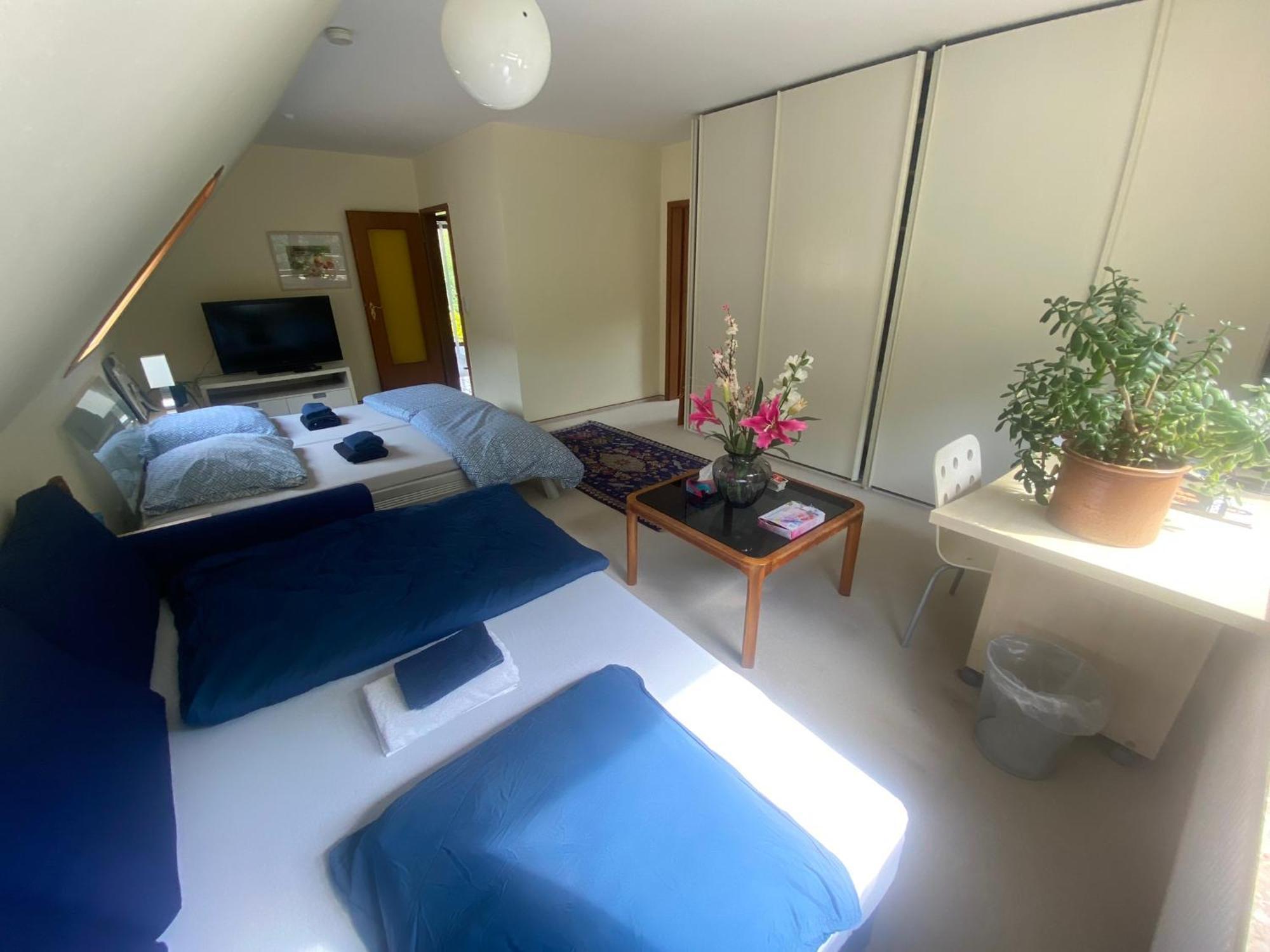 Gartenblick-Oase: Obergeschosswohnung In Hambourg Extérieur photo