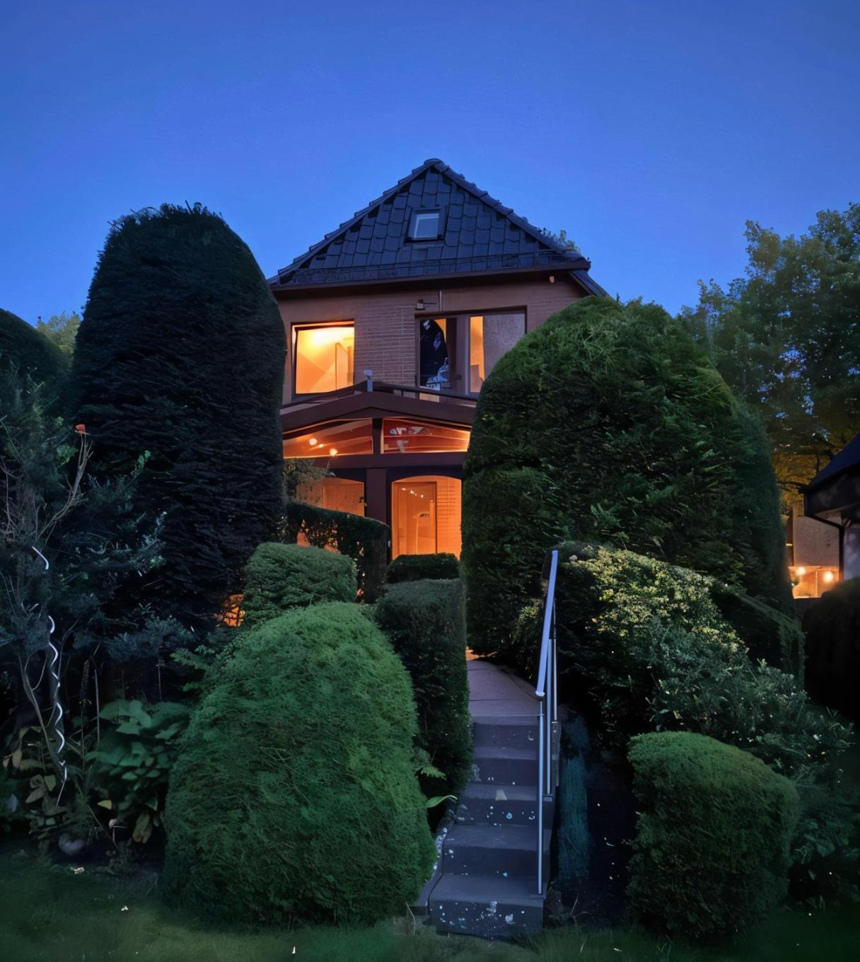 Gartenblick-Oase: Obergeschosswohnung In Hambourg Extérieur photo